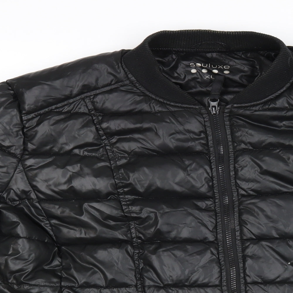 Souluxe Womens Black   Jacket  Size XL