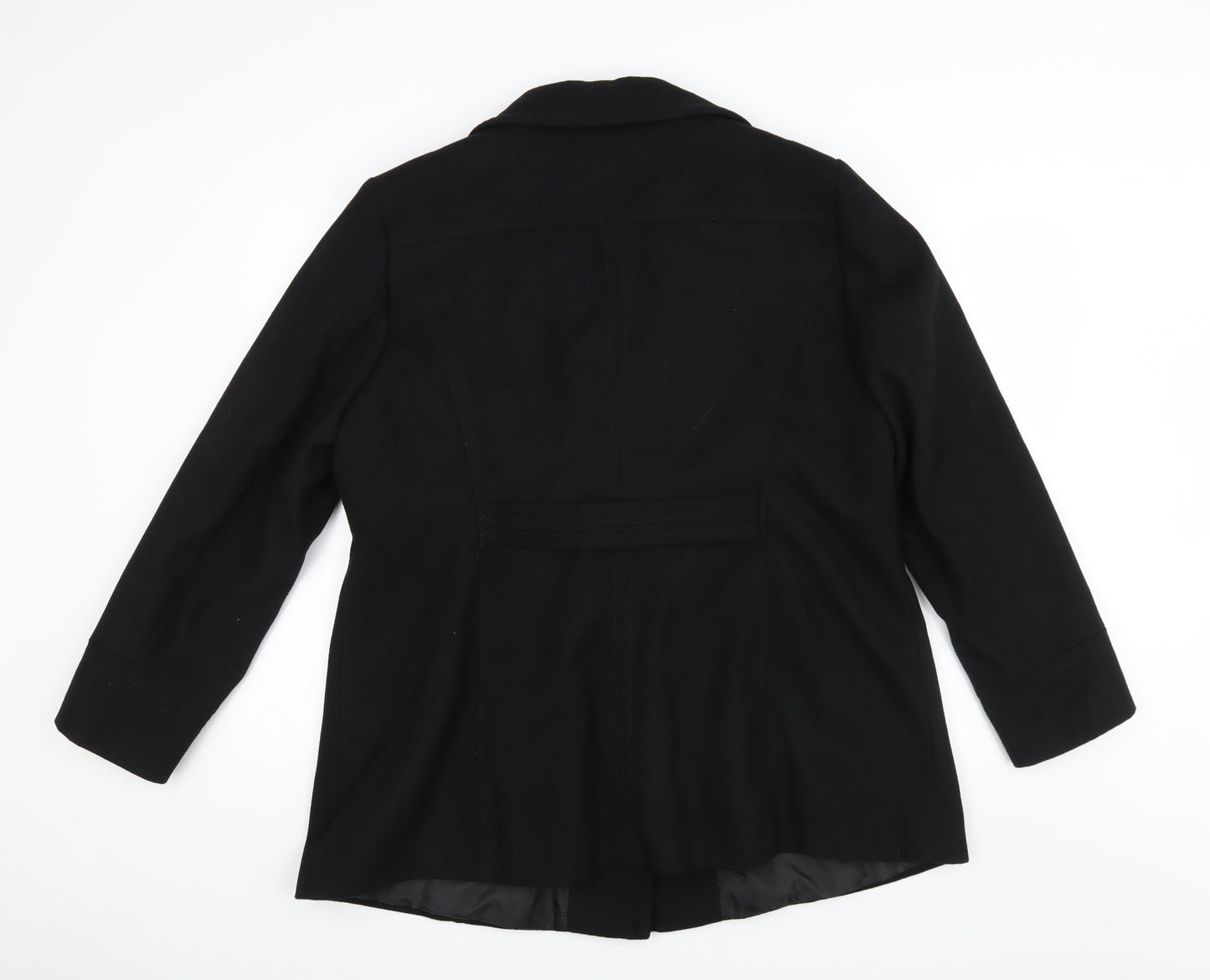 BHS Womens Black   Jacket Coat Size 20