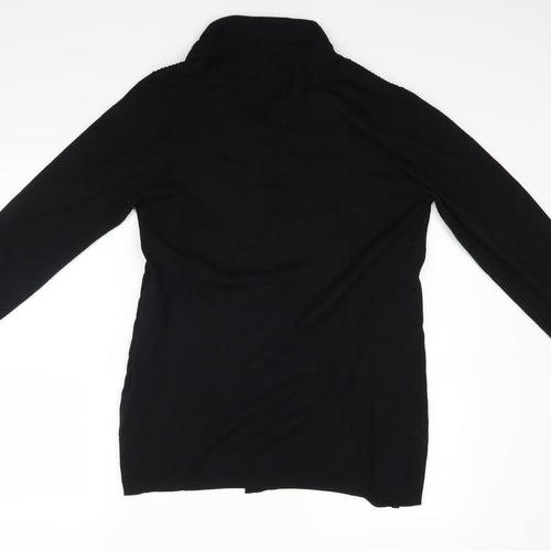 Nutmeg Womens Black   Wrap Jumper Size 18