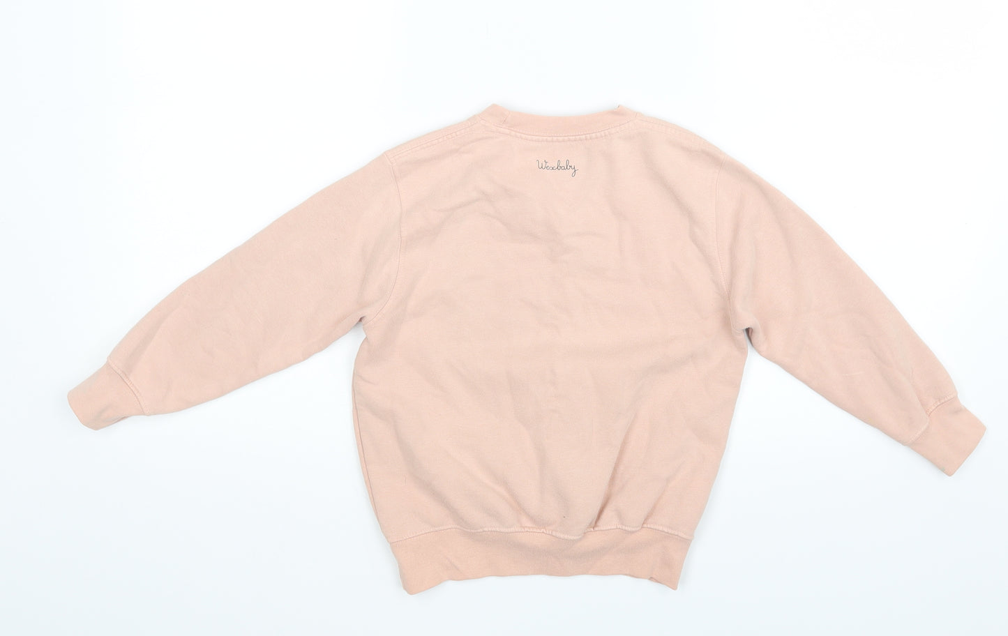 Wexbaby Girls Pink   Pullover Jumper Size 4-5 Years