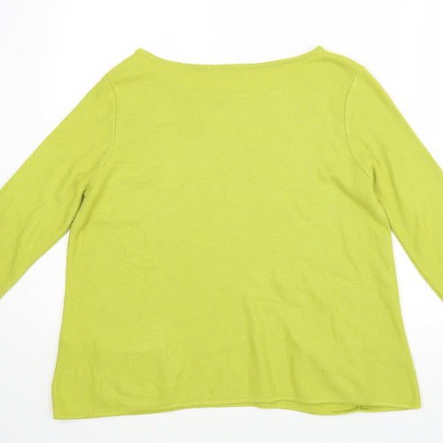 TU Womens Yellow   Basic Blouse Size 10