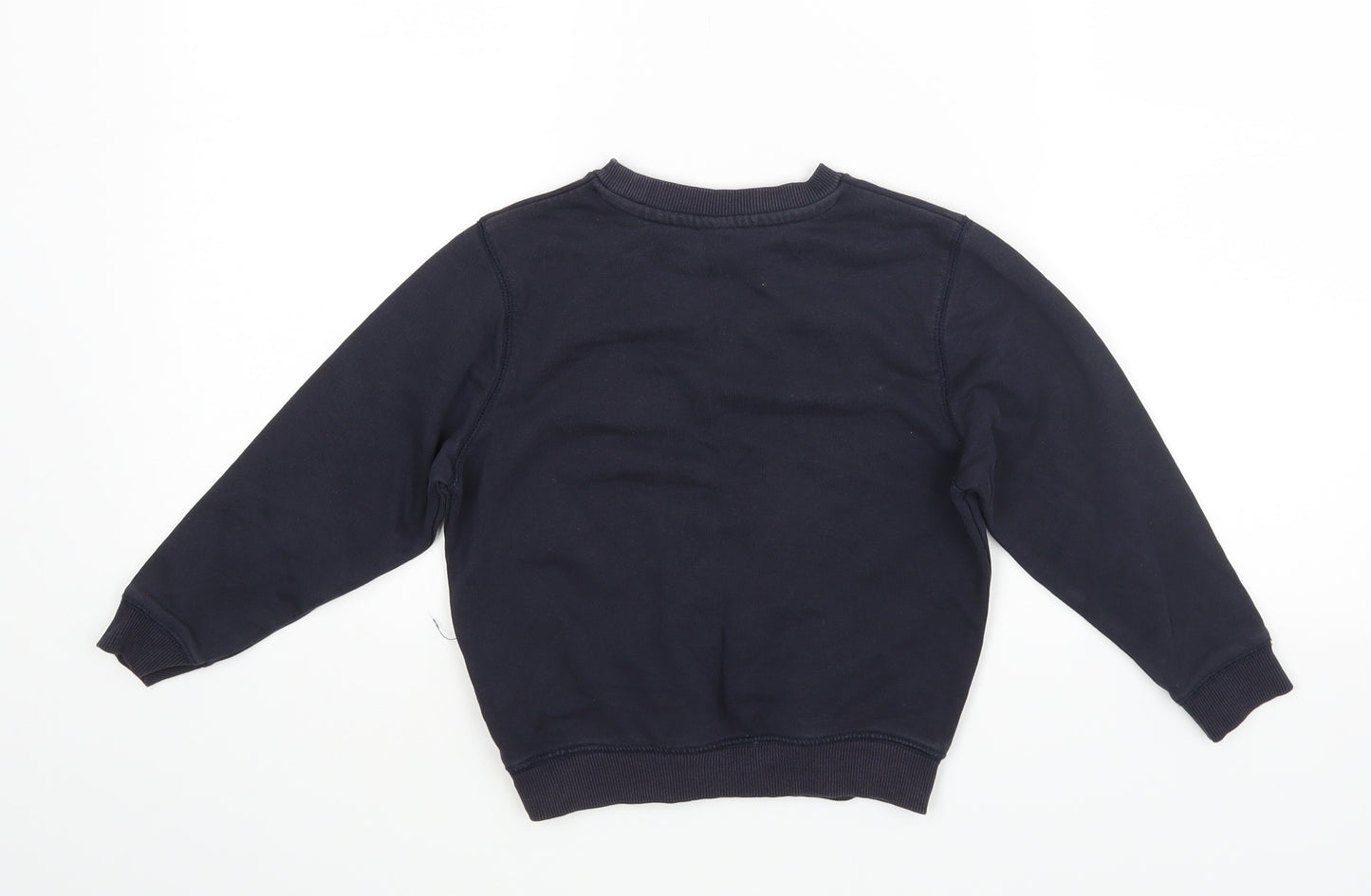 Tu School Boys Blue   Pullover Jumper Size 4 Years