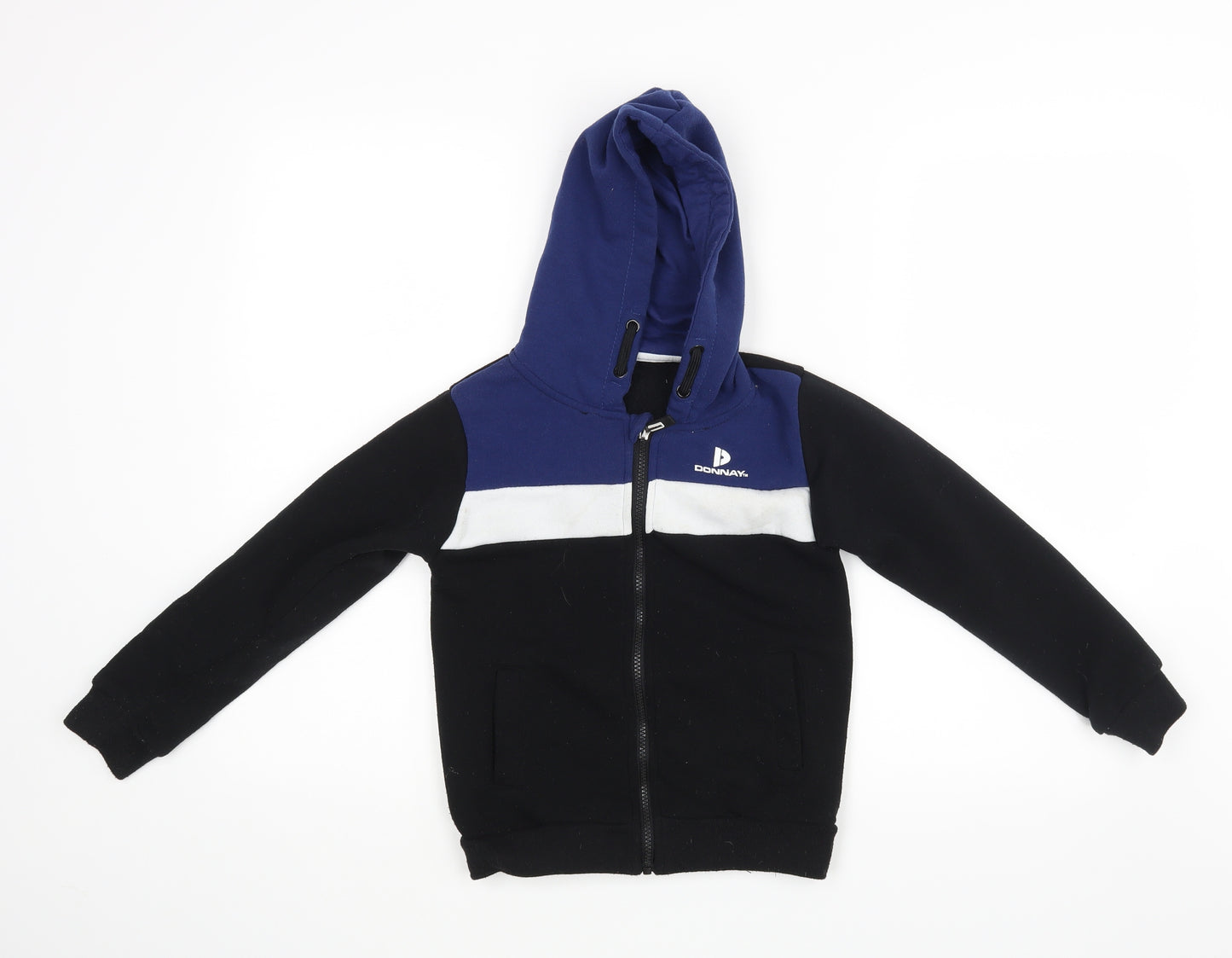 Donnay Boys Black   Full Zip Hoodie Size 7-8 Years
