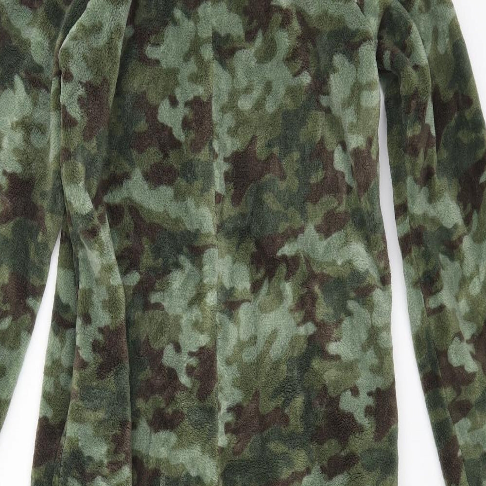 Fat Face Boys Green Camouflage   Bodysuit Size 10-11 Years