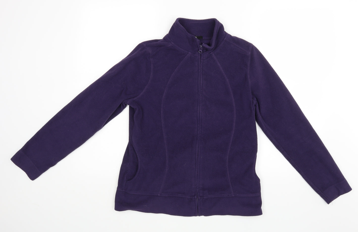 George Womens Purple   Full Zip Jumper Size 12