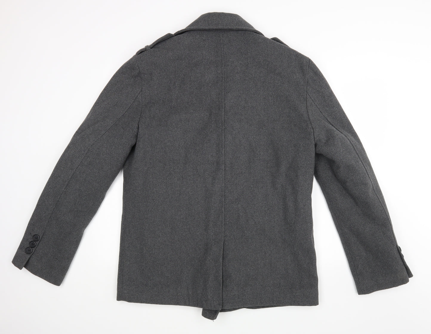 Blue Inc Mens Grey   Jacket Coat Size L