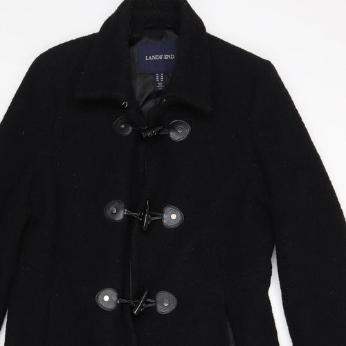 Lands End Womens Black   Jacket  Size 10
