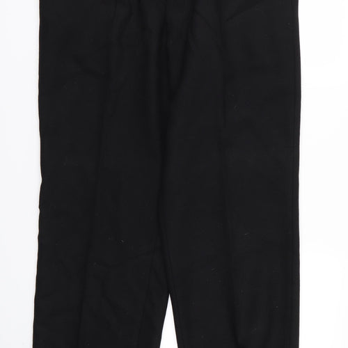 Preworn Womens Black  Rayon Trousers  Size 32 L27 in