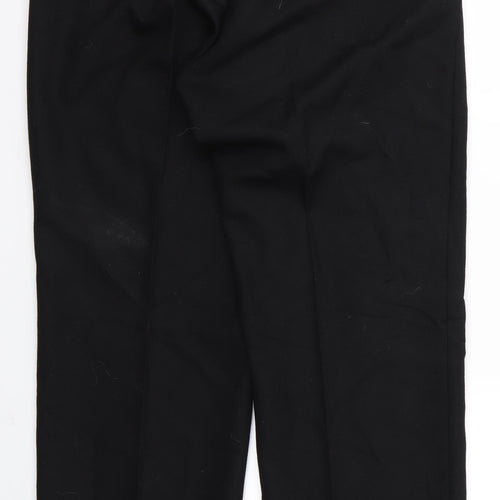 Preworn Womens Black  Rayon Trousers  Size 32 L27 in