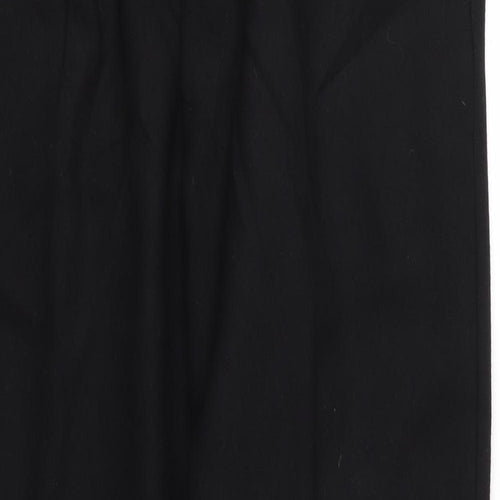 Preworn Womens Black  Rayon Trousers  Size 32 L27 in