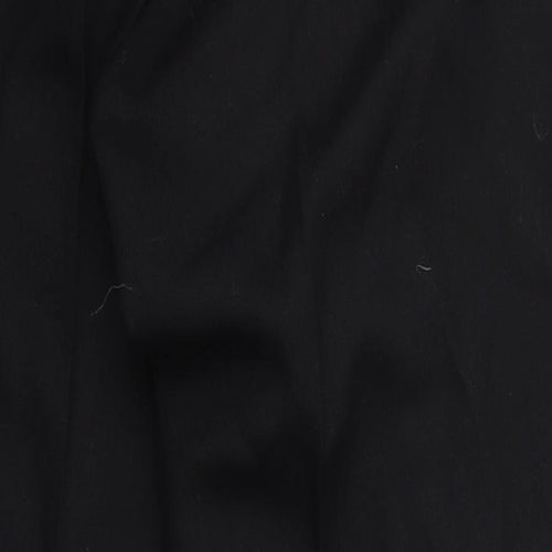 Preworn Womens Black  Rayon Trousers  Size 32 L27 in