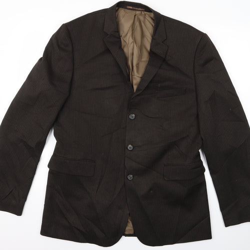 taylor and wright Mens Brown Striped  Jacket  Size 42