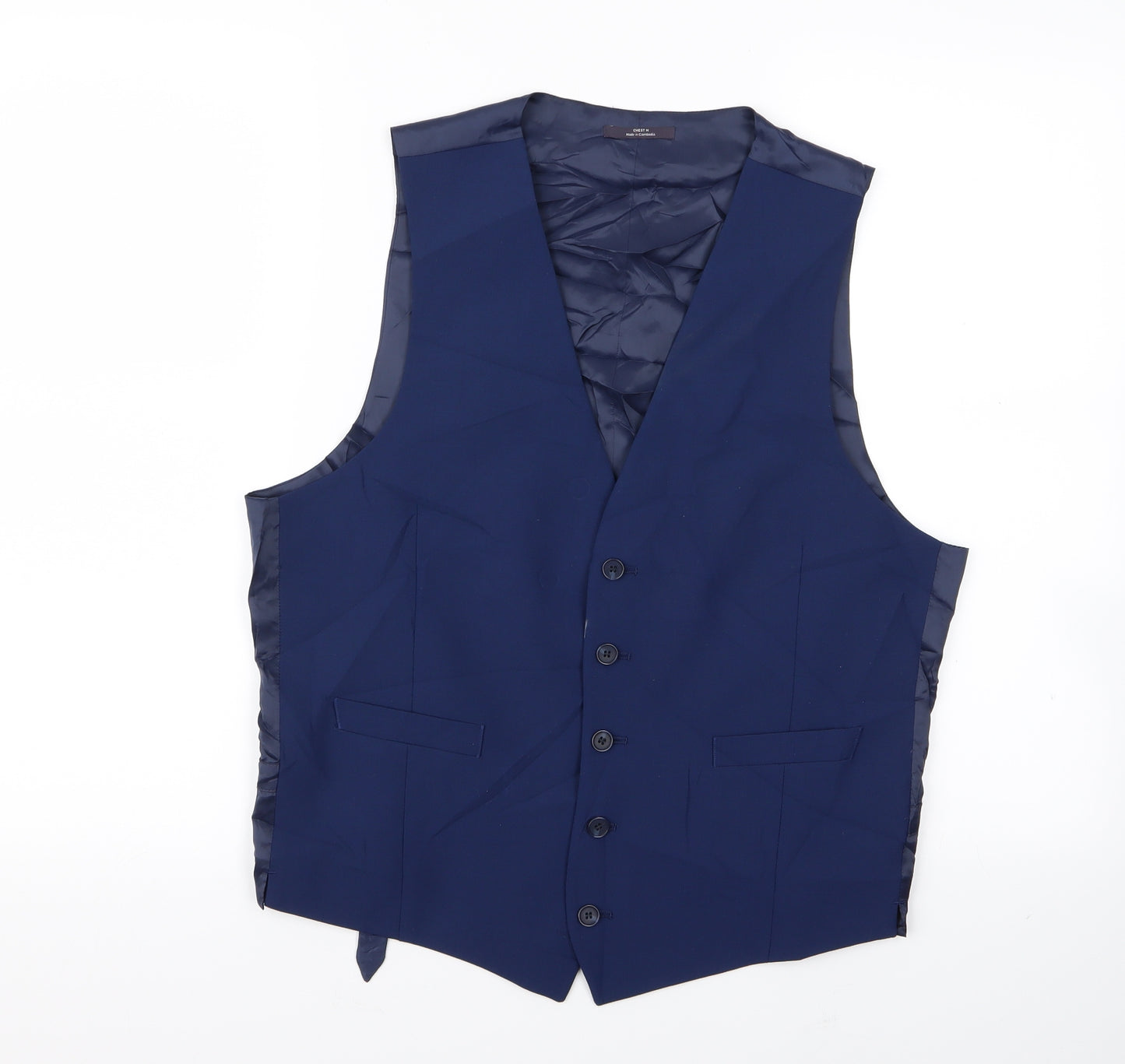 m&s Mens Blue   Gilet Jacket Size M