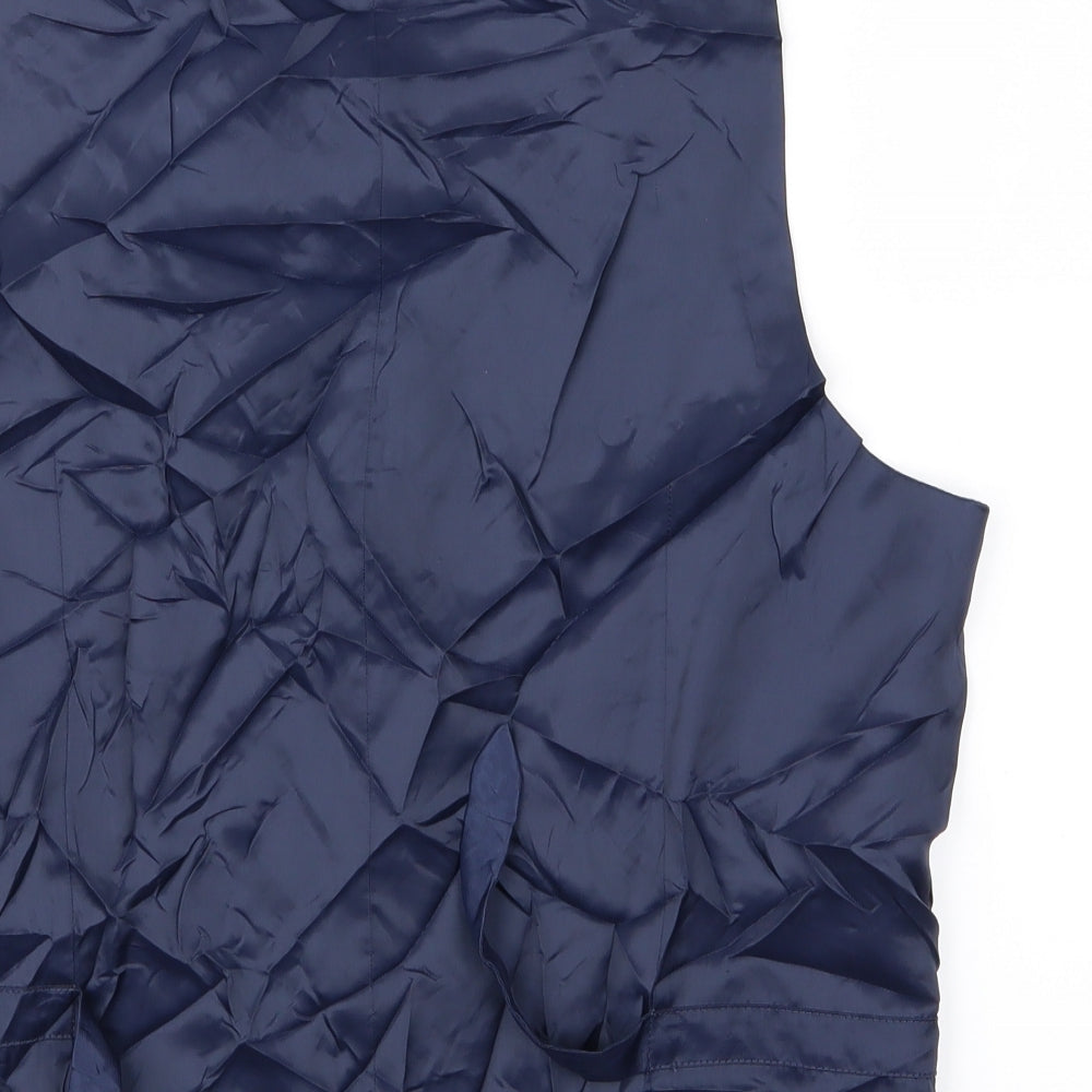 m&s Mens Blue   Gilet Jacket Size M