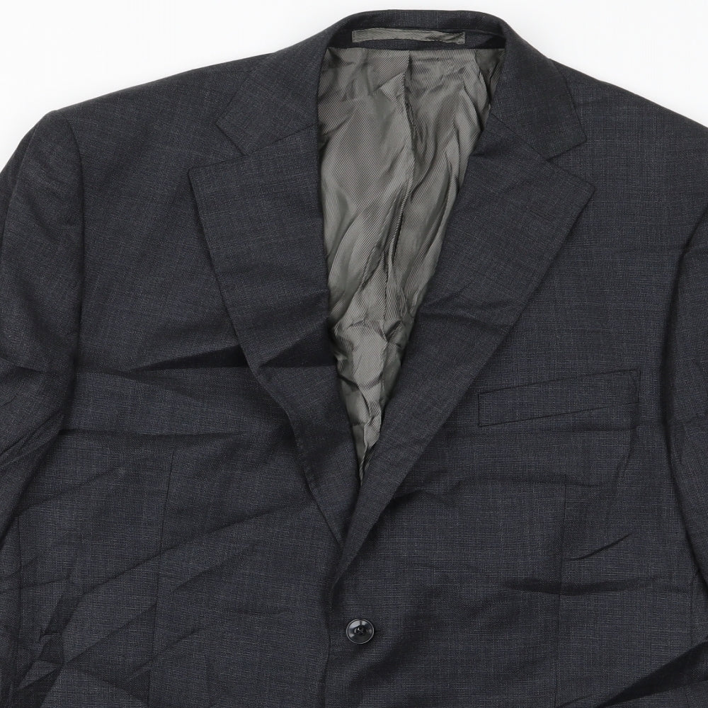Preworn Mens Grey  Rayon Jacket  Size M