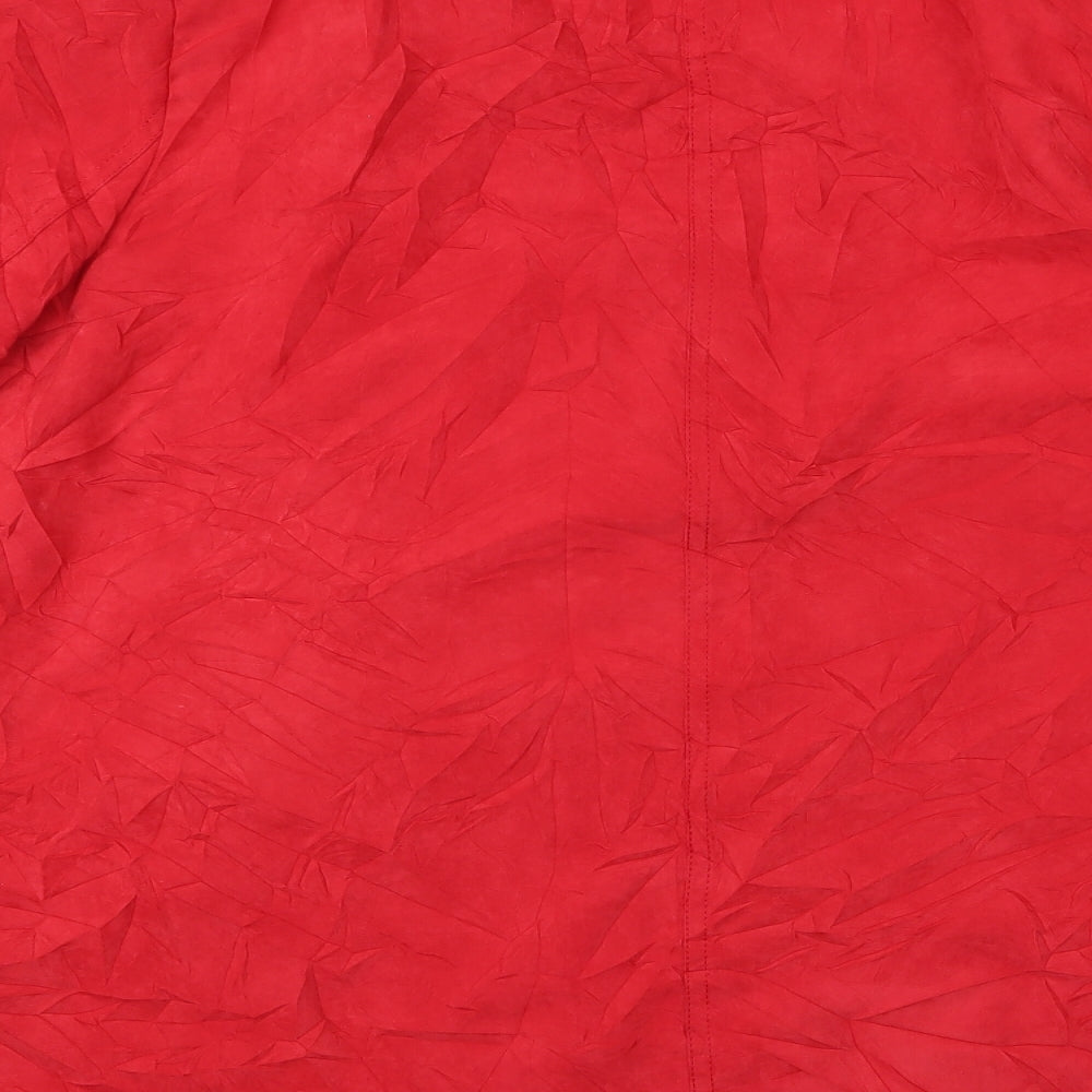 isle Womens Red   Overcoat Jacket Size 18
