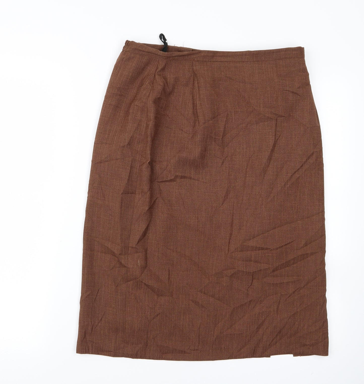 Preworn Womens Brown   Straight & Pencil Set Size 14