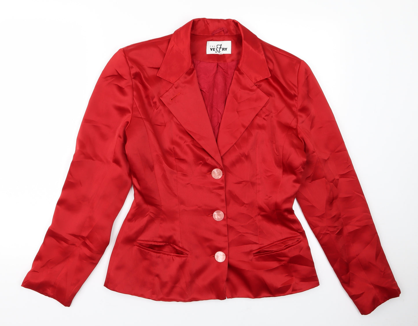 Vestry Womens Red   Jacket  Size 12