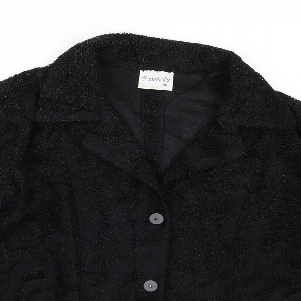 anne sofie Womens Black   Jacket  Size M