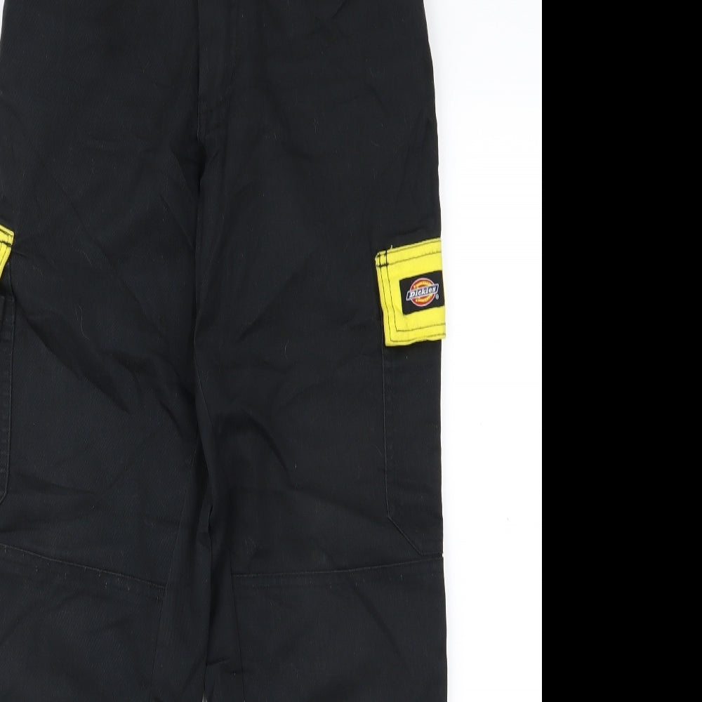 Dickies Womens Black   Cargo Trousers Size 26 L27 in