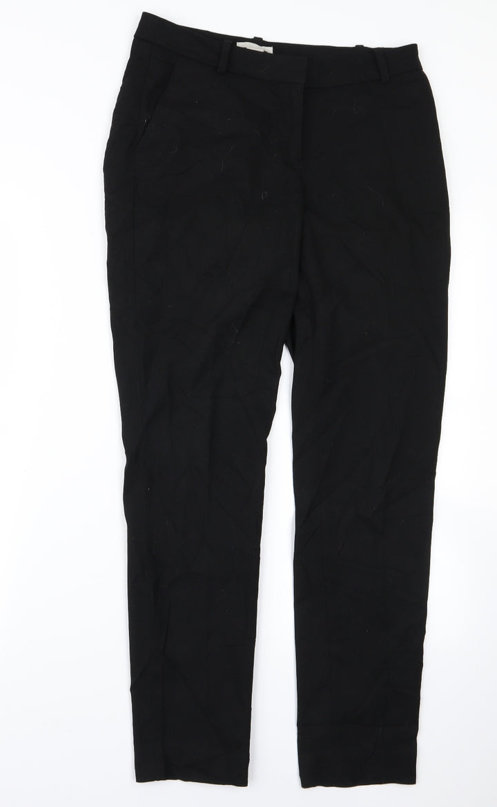 H&M Womens Black Trousers Size 34 L25 in
