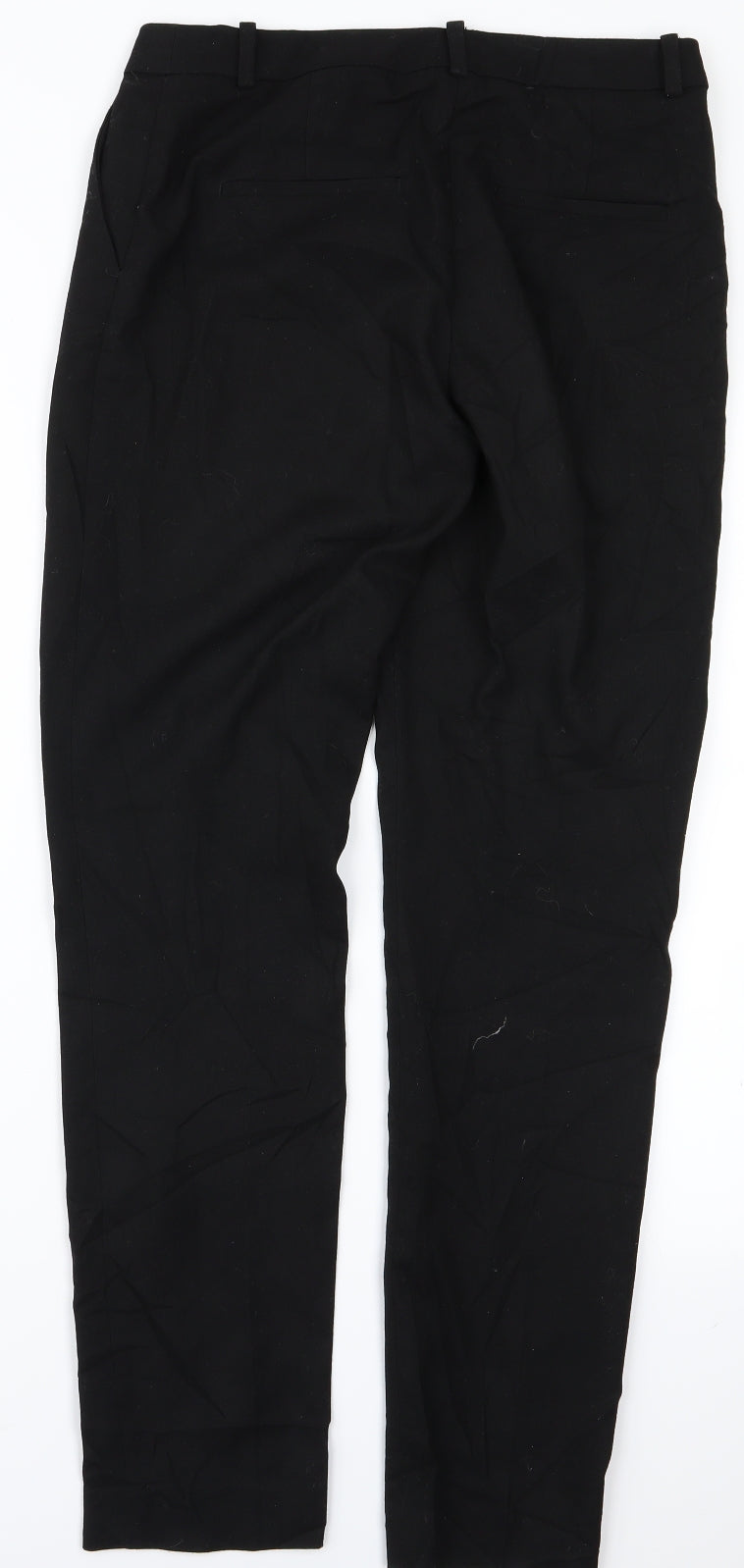 H&M Womens Black   Trousers  Size 34 L25 in