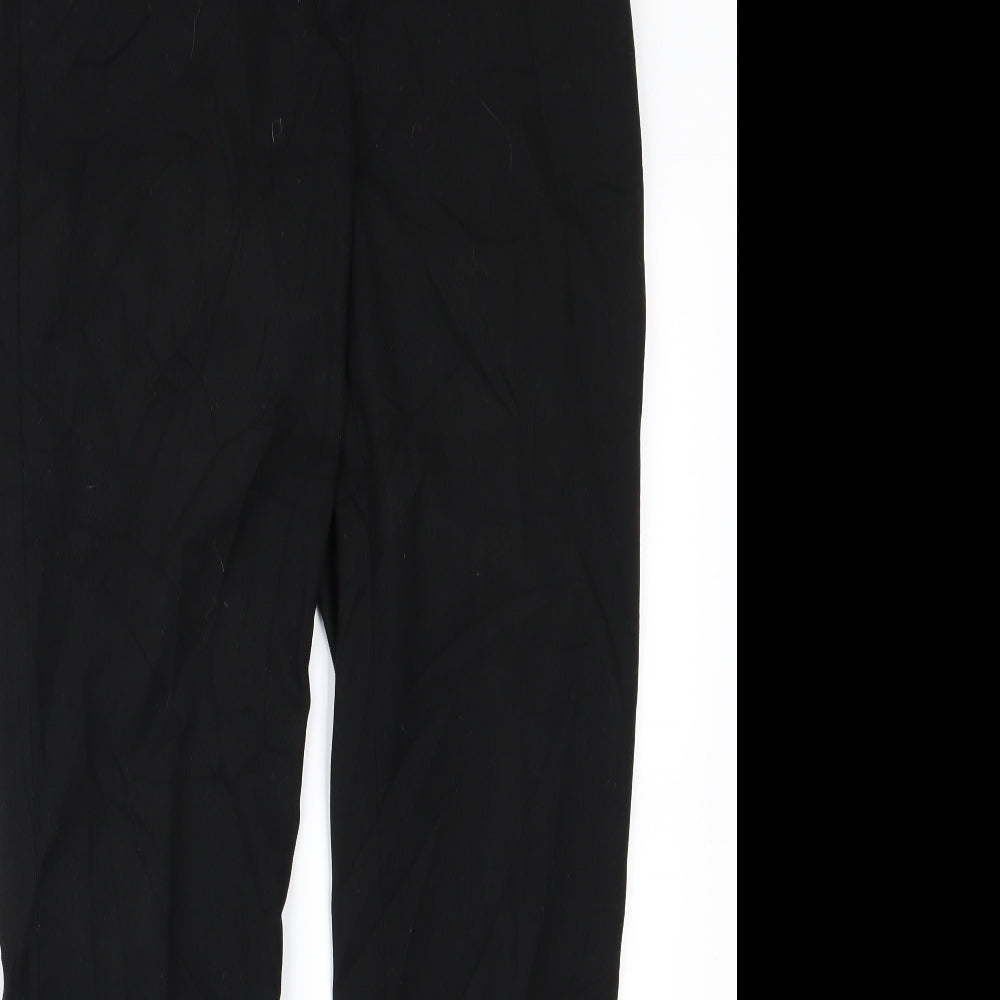 H&M Womens Black   Trousers  Size 34 L25 in