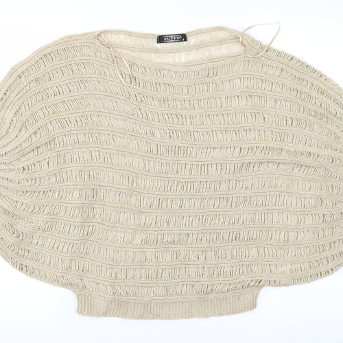 zupie Womens Beige   Pullover Jumper Size 2