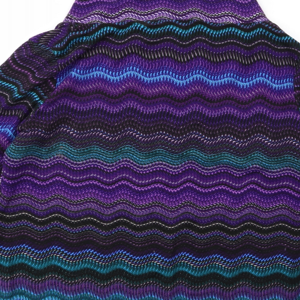 Klass Womens Multicoloured Striped  Pullover Jumper Size 2XL