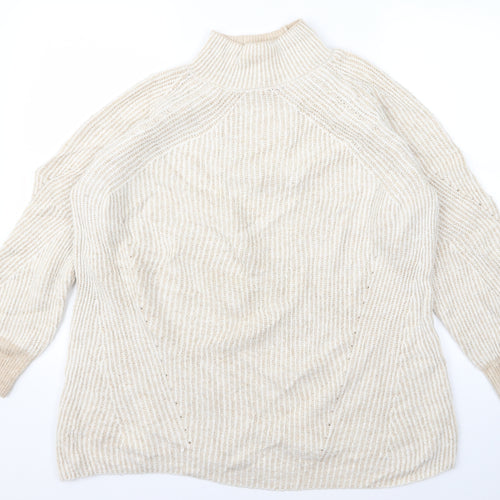 George Womens Beige   Pullover Jumper Size M