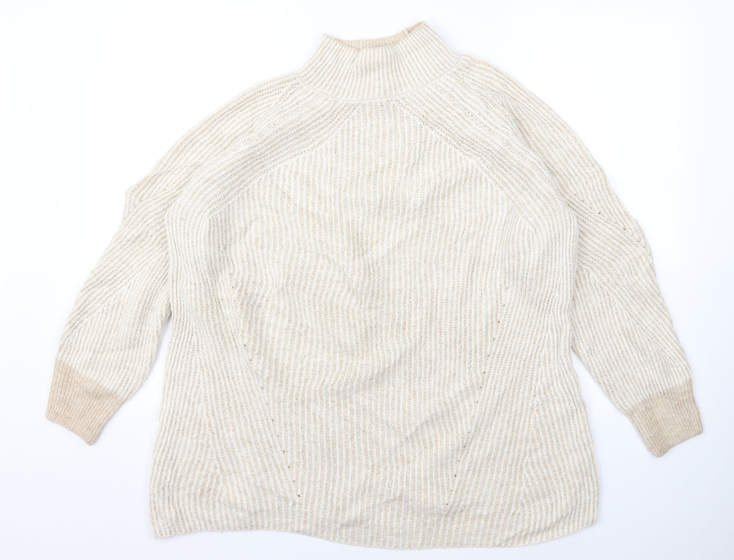 George Womens Beige   Pullover Jumper Size M
