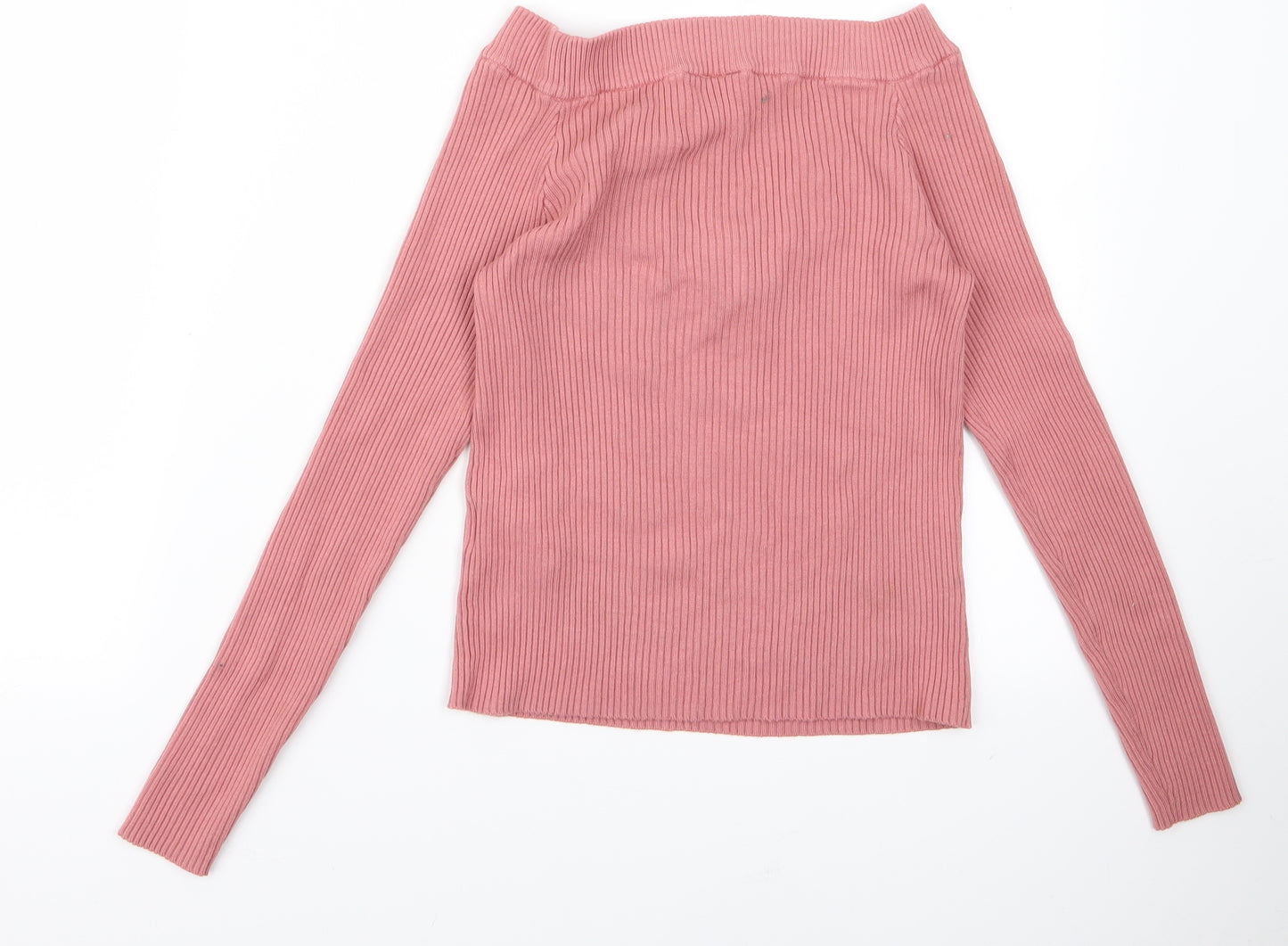 Divided Womens Pink   Pullover Jumper Size M