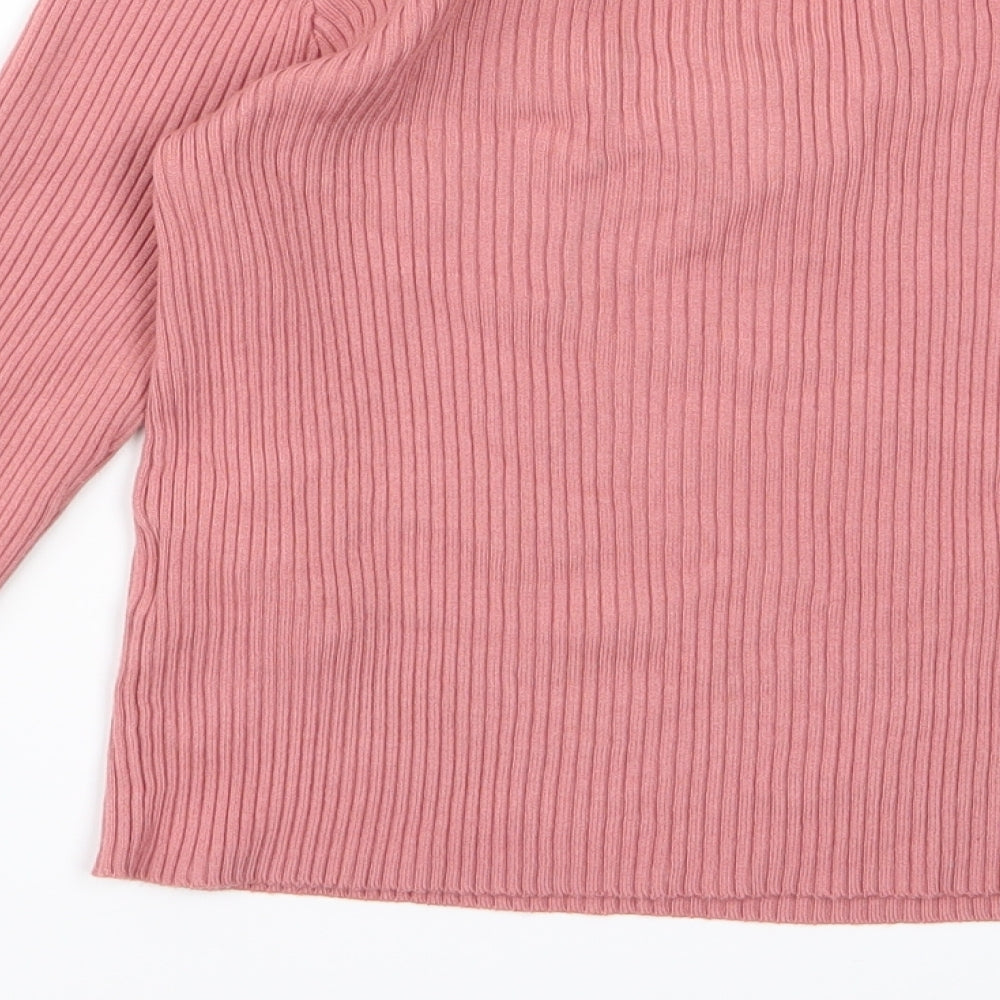 Divided Womens Pink   Pullover Jumper Size M