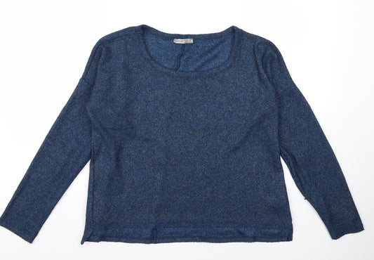 Front view of Atmosphere women’s green jumper, size UK 14