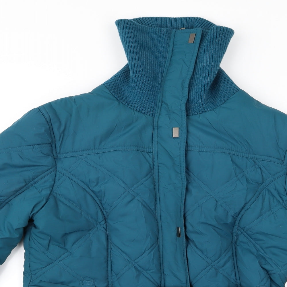 BHS Womens Green   Puffer Jacket Jacket Size 12