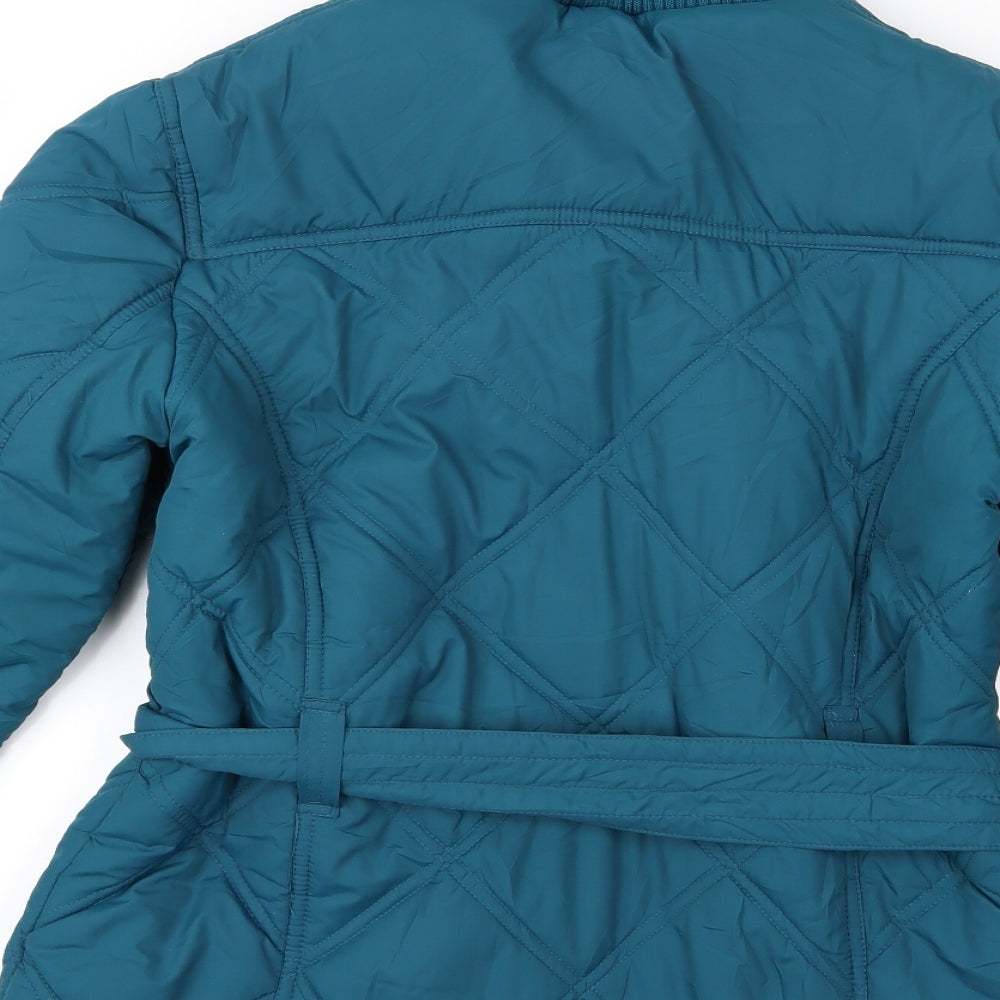 BHS Womens Green   Puffer Jacket Jacket Size 12