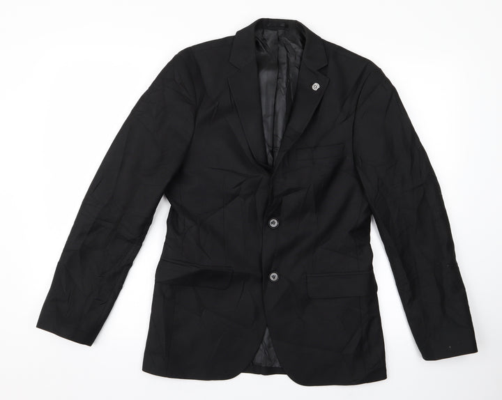 marlzoli Mens Black   Jacket  Size M
