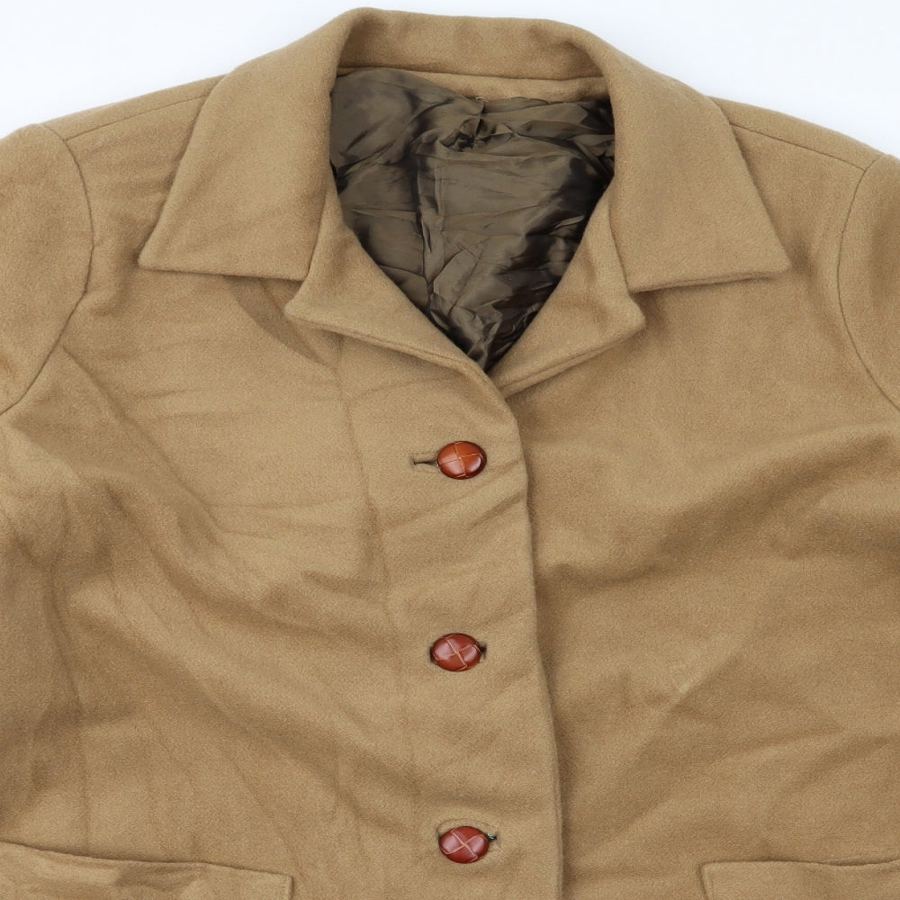 Preworn Womens Beige   Parka Jacket Size XL