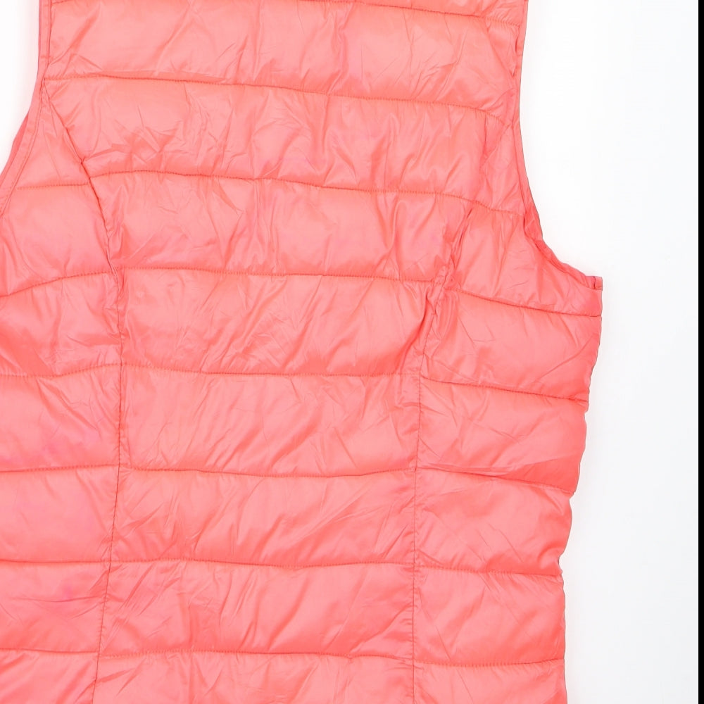 esperado Womens Pink   Gilet Jacket Size L