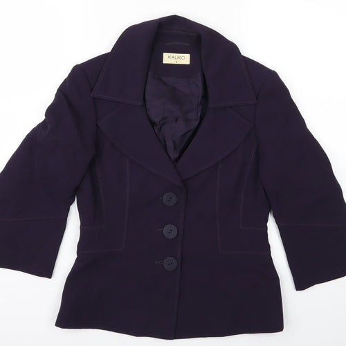 Kaliko Womens Purple   Jacket  Size 8