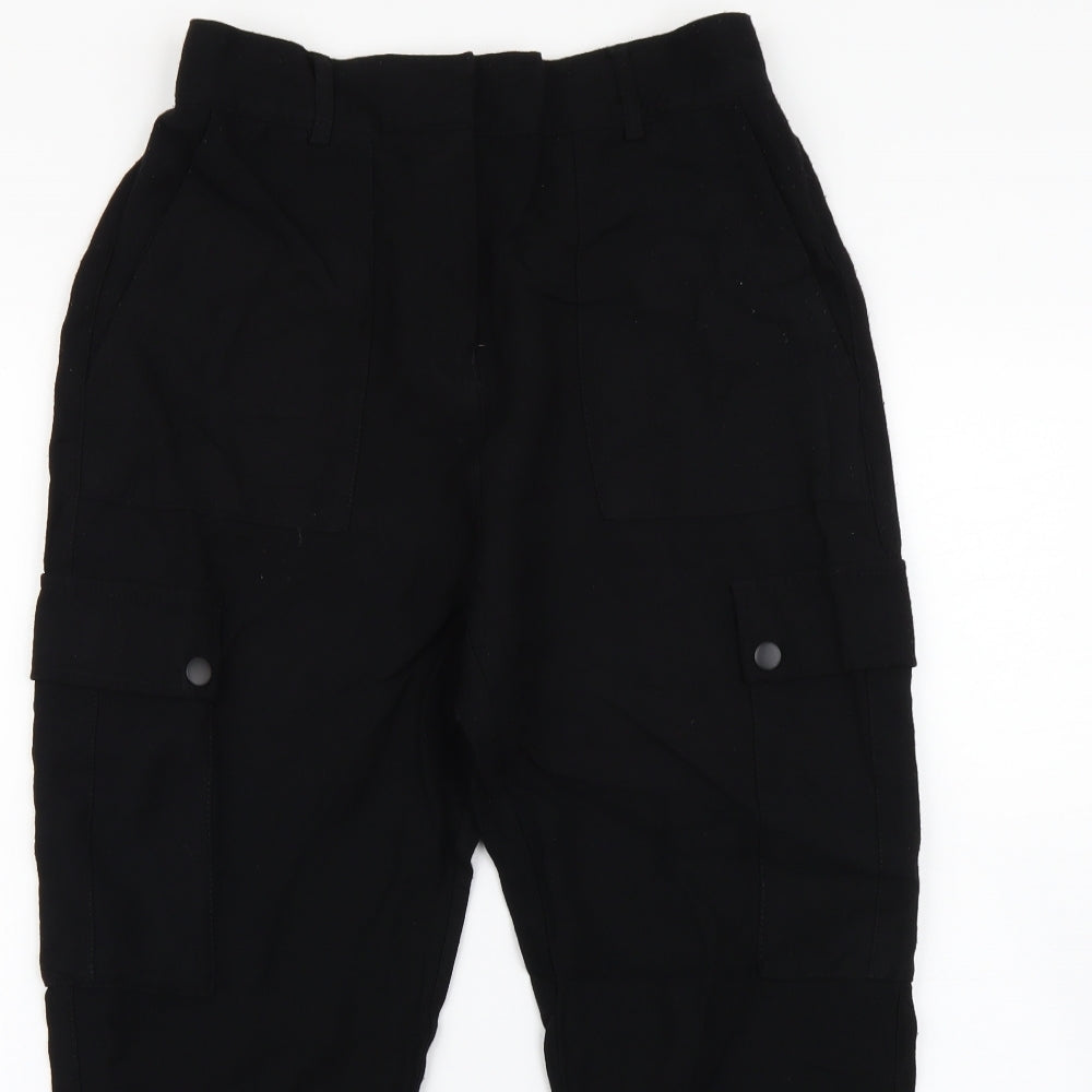 Mint Velvet Womens Black   Cargo Trousers Size 10 L22 in
