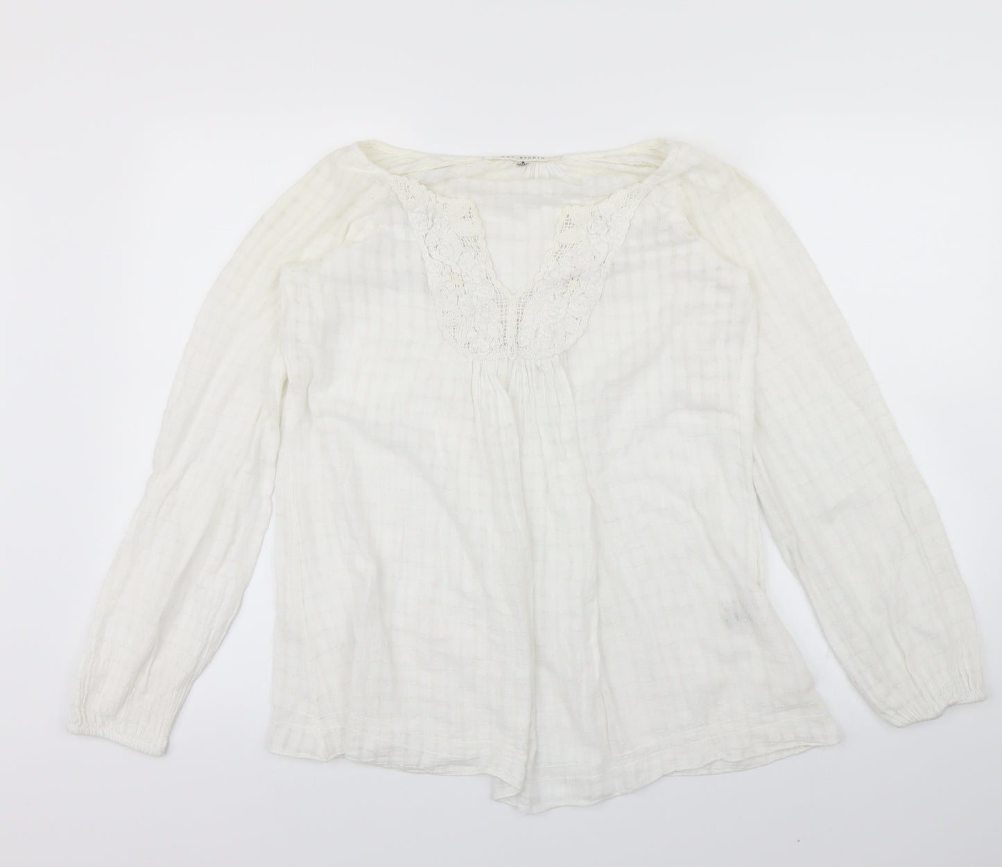 NEXT Womens White   Basic Blouse Size S