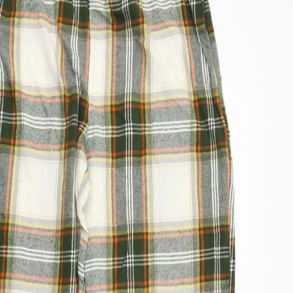 TU Womens Green Check  Babydoll Pyjama Pants Size 14
