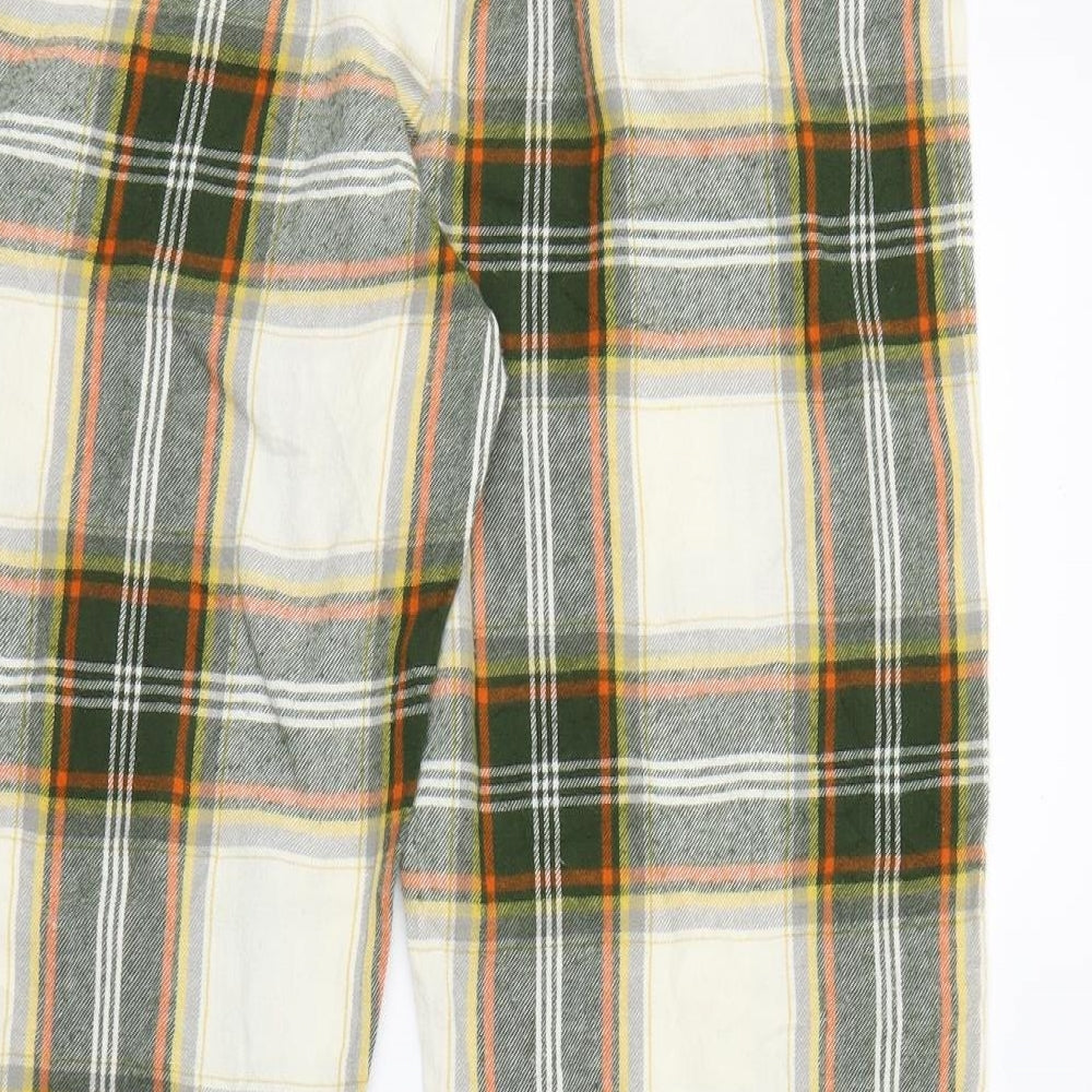 TU Womens Green Check  Babydoll Pyjama Pants Size 14