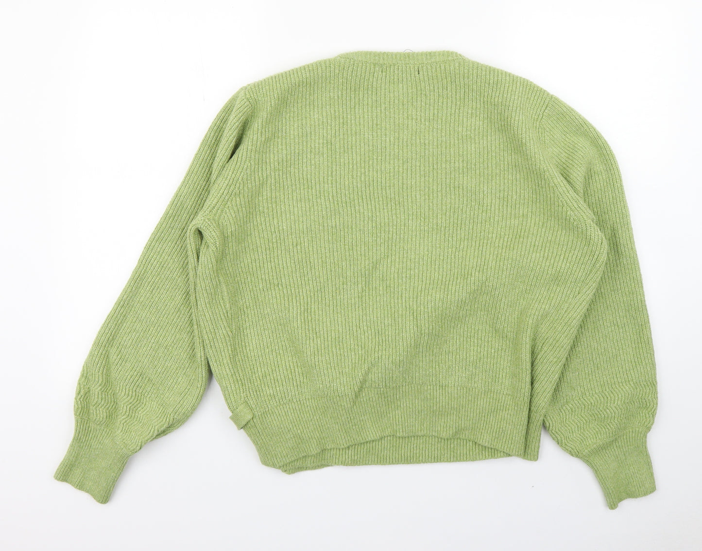 Marks and Spencer Womens Green   Wrap Jumper Size L