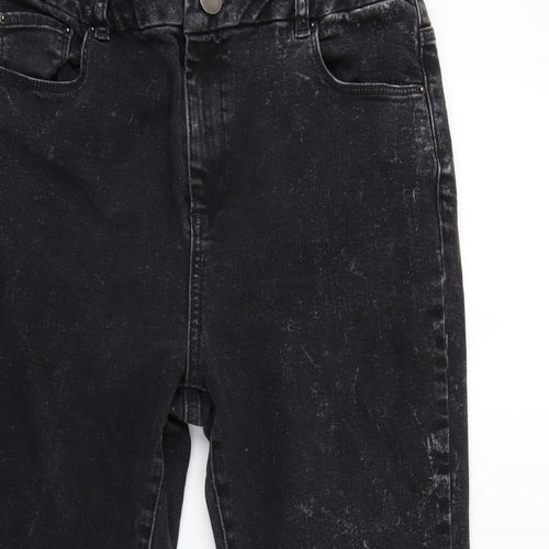 ASOS Womens Black   Straight Jeans Size 32 in L20 in
