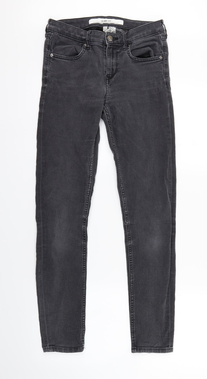 Divided Womens Black Skinny Jeans Size 8 L28 in