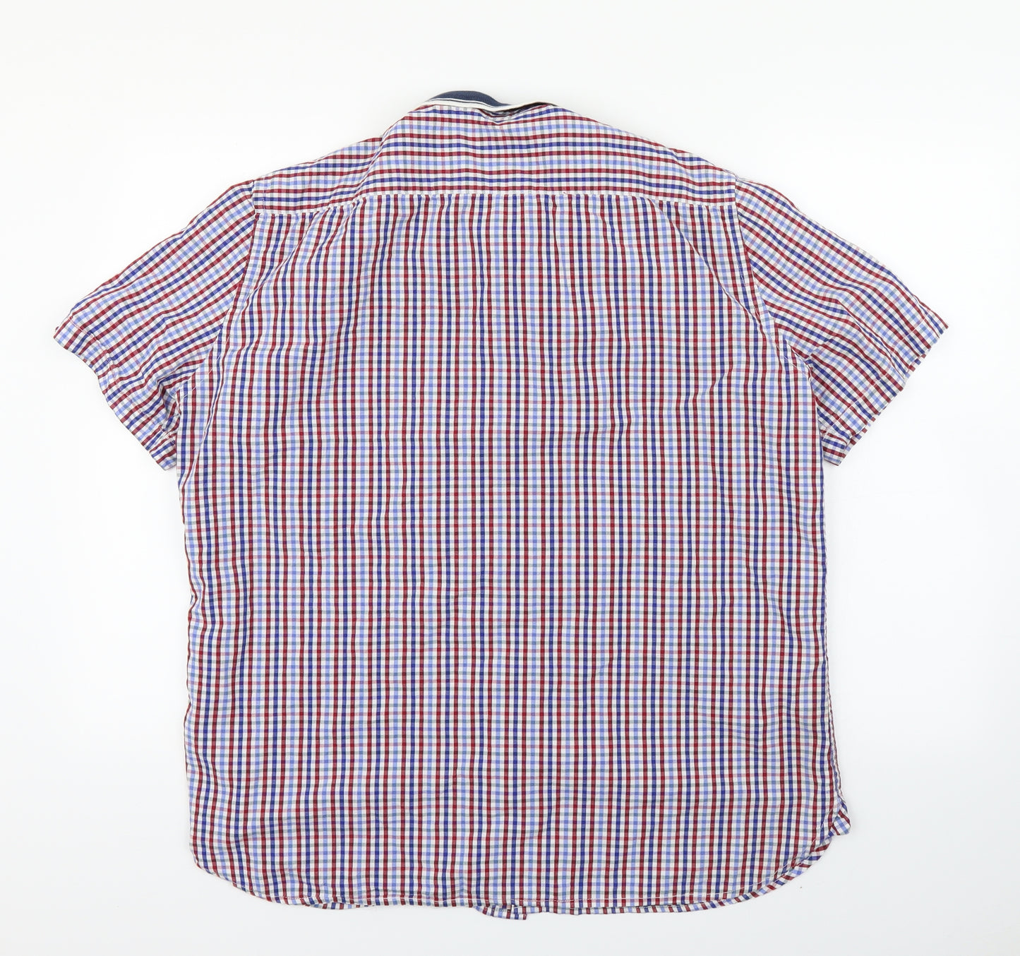 Lambretta Mens Black Check   Polo Size XL