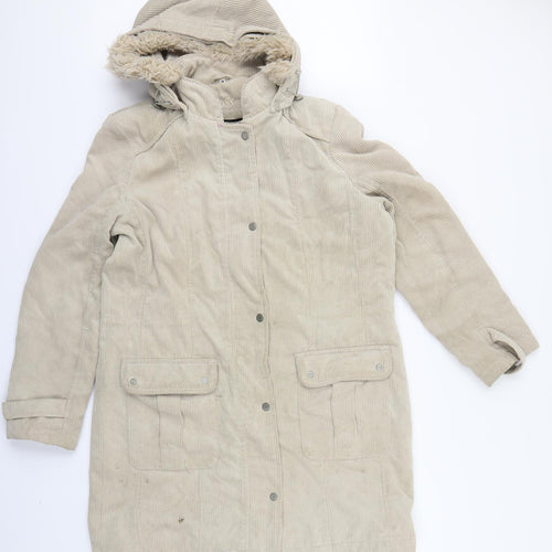 Klass Collection Womens Brown   Pea Coat Coat Size M