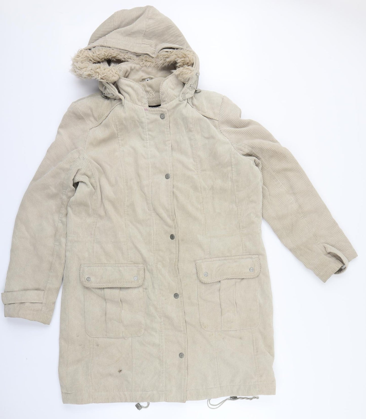 Klass Collection Womens Brown   Pea Coat Coat Size M